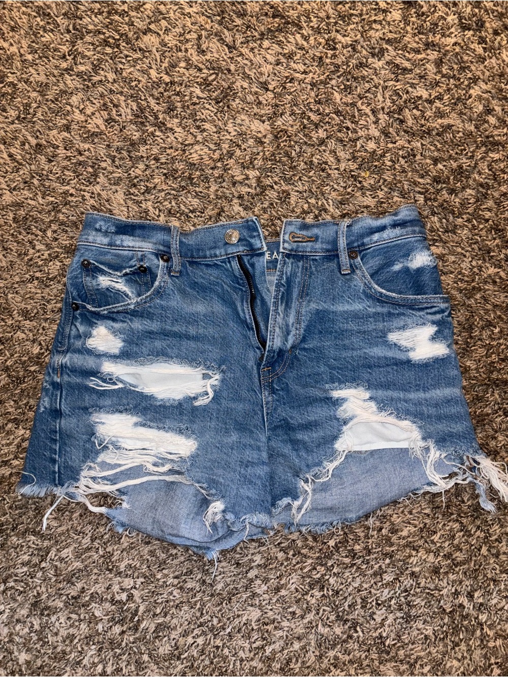 American eagle high waisted denim shorts - Picture 3 of 3